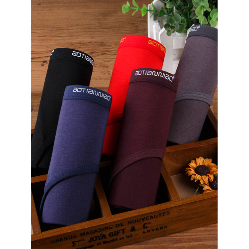 4條裝 莫代爾棉男三角內褲竹纖維加肥加大碼肥佬吸汗底褲頭短褲衩 4條裝 莫代爾棉男三角內褲竹纖維加肥加大碼肥佬吸汗底褲頭短褲衩