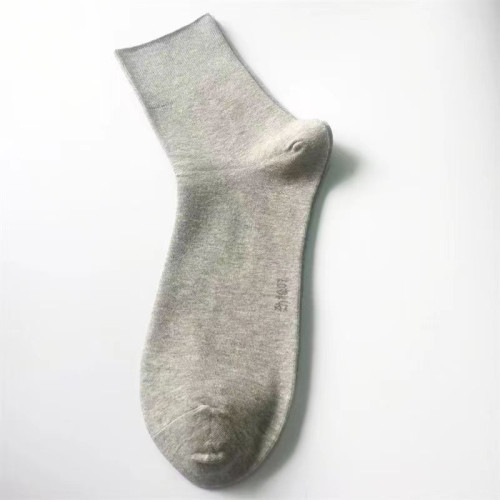 秋冬季40-52碼加大碼男士松口襪中老年寬口男襪四季中筒襪不勒腳