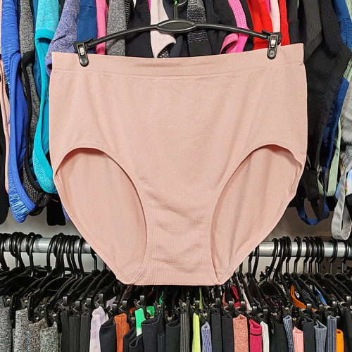 運動內褲女速乾薄款高開叉彈絲滑柔軟無縫包臀大碼高腰三角褲