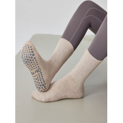 瑜珈襪子女專業防滑中筒運動襪夏季室內普拉提健身地板襪長筒