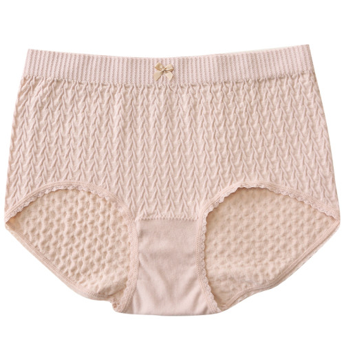 泡泡軟糯內褲女大碼200斤胖mm舒適桑蠶絲襠棉質高腰三角褲 泡泡軟糯內褲女大碼200斤胖mm舒適桑蠶絲襠棉質高腰三角褲