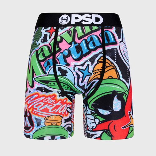 歐美潮牌PSD男士五分褲短褲運動籃球褲緊身ins風夏日個性平角內褲 歐美潮牌PSD男士五分褲短褲運動籃球褲緊身ins風夏日個性平角內褲