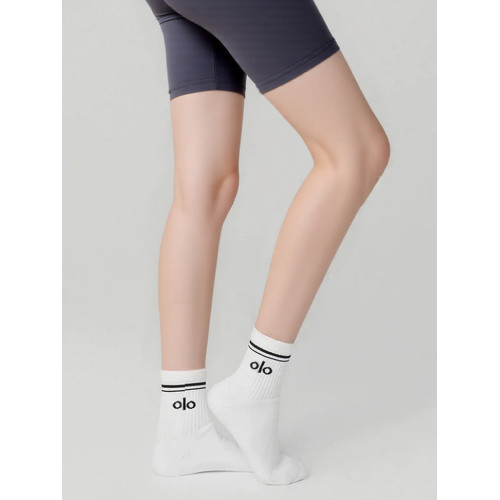 瑜珈純棉襪中短筒普拉提棉襪黑白四季中性運動襪休閒舒適 瑜珈純棉襪中短筒普拉提棉襪黑白四季中性運動襪休閒舒適