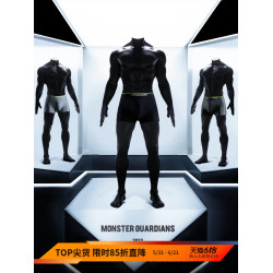 Monster Guardians 男子5D沖模一體成型運動內褲高彈超薄平角褲