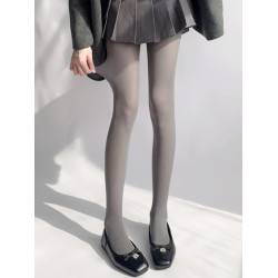 夜間教習室灰色連褲襪春秋保暖襪子女日系學院風jk打底褲顯瘦絲襪