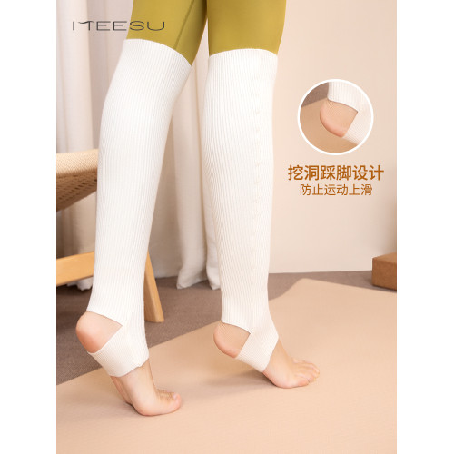 美愫瑜珈襪女防滑護腿秋冬保暖中筒襪套腳套過膝堆堆襪子普拉提襪 美愫瑜珈襪女防滑護腿秋冬保暖中筒襪套腳套過膝堆堆襪子普拉提襪