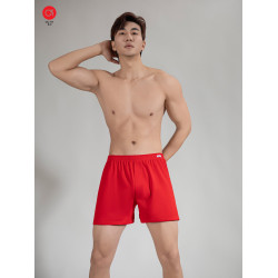 本命年紅色阿羅褲男士內褲2026馬年寬鬆版大純棉加大碼四角短褲