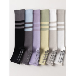 露腳趾瑜珈小腿襪專業防滑普拉提襪子女春秋健身壓力運動踩腳襪套