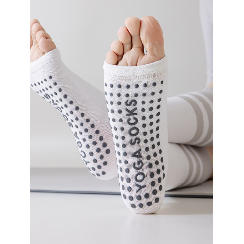 露腳趾瑜珈小腿襪專業防滑普拉提襪子女春秋健身壓力運動踩腳襪套 露腳趾瑜珈小腿襪專業防滑普拉提襪子女春秋健身壓力運動踩腳襪套
