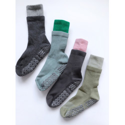 Xqun運動 普拉提瑜珈室內中筒防滑襪健身毛圈