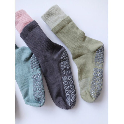 Xqun運動 普拉提瑜珈室內中筒防滑襪健身毛圈 Xqun運動 普拉提瑜珈室內中筒防滑襪健身毛圈