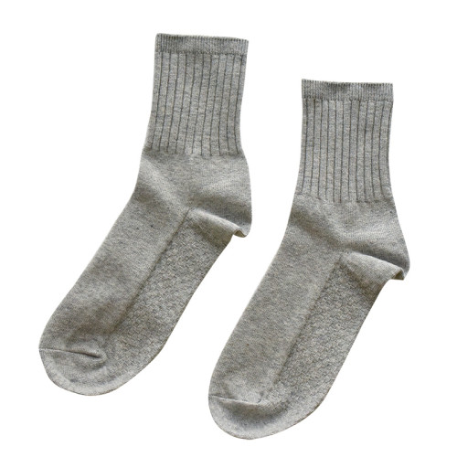 白襪子 三雙裝 女士純棉中筒襪針織襪子中大童可穿 日系 秋冬款 白襪子 三雙裝 女士純棉中筒襪針織襪子中大童可穿 日系 秋冬款