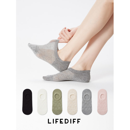 薄款防滑不掉跟短襪隱形淺口灰色船襪低幫透氣夏季襪子女春秋棉襪 薄款防滑不掉跟短襪隱形淺口灰色船襪低幫透氣夏季襪子女春秋棉襪