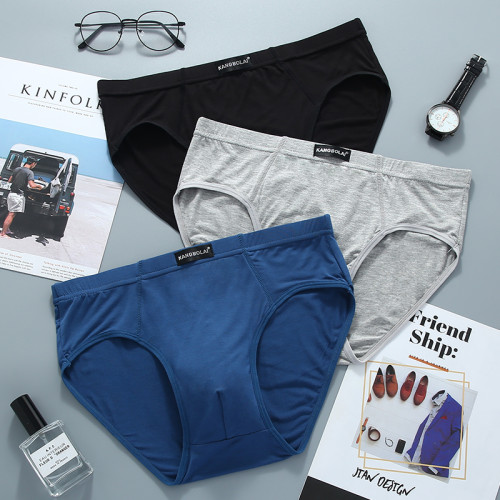 莫代爾竹炭面料男士內褲加肥加大碼寬松透氣抗菌中青年三角褲衩男 莫代爾竹炭面料男士內褲加肥加大碼寬松透氣抗菌中青年三角褲衩男