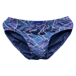 4條男士三角內褲純棉中腰短褲頭全棉商務條紋印花褲衩運動性感棉