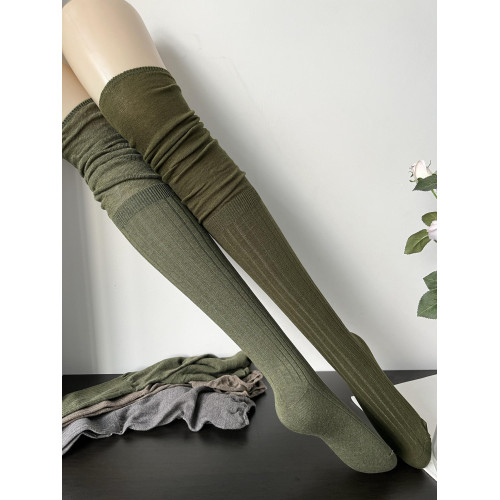 香芋紫色竪紋拼接過膝長筒襪女春秋季時髦堆曡復古苔蘚綠色高筒襪 香芋紫色竪紋拼接過膝長筒襪女春秋季時髦堆曡復古苔蘚綠色高筒襪