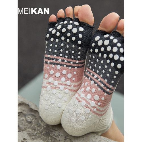 MEIKAN美看五指瑜珈襪專業防滑健身運動襪露腳背普拉提舞蹈襪子 MEIKAN美看五指瑜珈襪專業防滑健身運動襪露腳背普拉提舞蹈襪子
