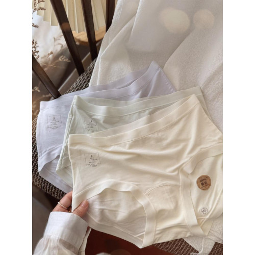 【100s桑蠶絲】治瘉系裸感肌無痕莫代爾棉少女內褲女士超薄大彈力