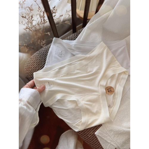 【100s桑蠶絲】治瘉系裸感肌無痕莫代爾棉少女內褲女士超薄大彈力