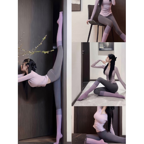 專業普拉提訓練健身小腿襪女外穿跑步運動球襪高級感瑜珈襪子秋季 專業普拉提訓練健身小腿襪女外穿跑步運動球襪高級感瑜珈襪子秋季