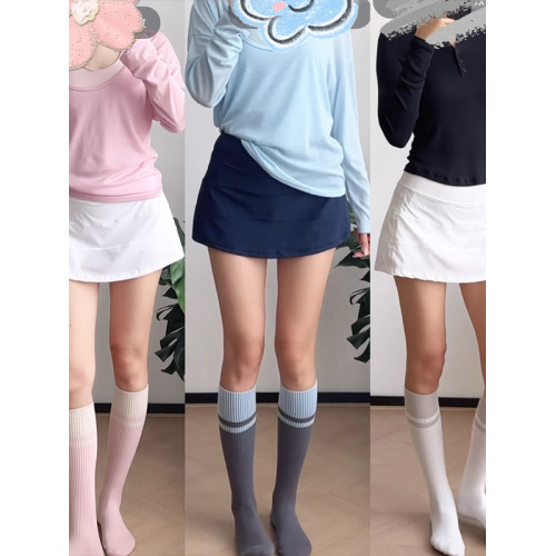 專業普拉提訓練健身小腿襪女外穿跑步運動球襪高級感瑜珈襪子秋季 專業普拉提訓練健身小腿襪女外穿跑步運動球襪高級感瑜珈襪子秋季