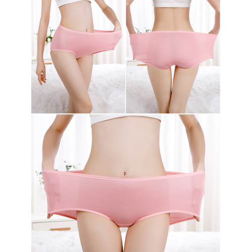 大碼純棉內褲女胖mm200斤中高腰收小肚子舒適薄款透氣無痕三角褲 大碼純棉內褲女胖mm200斤中高腰收小肚子舒適薄款透氣無痕三角褲