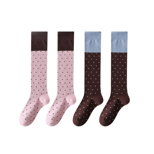 十七家瑜珈襪波點運動健身百搭長筒襪子女多巴胺甜妹風百搭小腿襪 十七家瑜珈襪波點運動健身百搭長筒襪子女多巴胺甜妹風百搭小腿襪