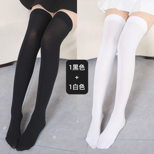 過膝襪子長筒絲襪女防滑加肥加大碼胖mm200斤加長款高筒大腿白絲 過膝襪子長筒絲襪女防滑加肥加大碼胖mm200斤加長款高筒大腿白絲