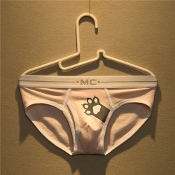 3條裝男士可愛卡通純棉內褲低腰性感透氣三角褲青年個性潮流內褲