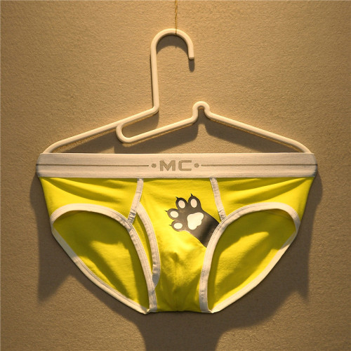 3條裝男士可愛卡通純棉內褲低腰性感透氣三角褲青年個性潮流內褲 3條裝男士可愛卡通純棉內褲低腰性感透氣三角褲青年個性潮流內褲