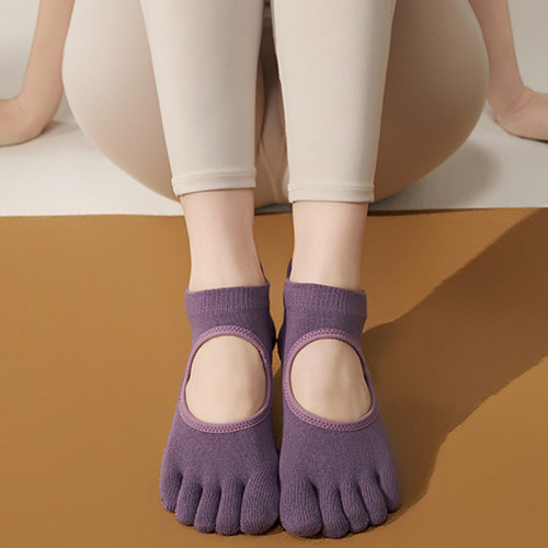 普拉提襪子健身地板襪成人舞蹈防滑襪瑜珈襪子防滑專業女五指襪 普拉提襪子健身地板襪成人舞蹈防滑襪瑜珈襪子防滑專業女五指襪
