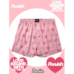 霹危斯純棉男士阿羅褲寬松四角內褲大褲衩孖菸通情侶居家短睡褲女