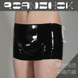 仟之k 乳膠衣乳膠內褲男士平角褲sm內褲膠衣LATEX乳膠褲乳膠內褲