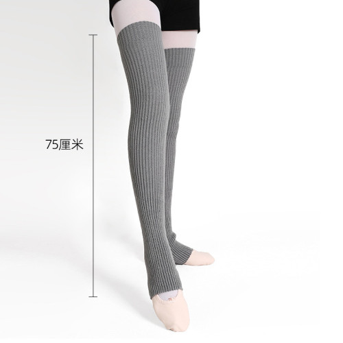 瑜珈保暖襪芭蕾舞襪套踩腳襪護腿套拉丁舞襪子舞蹈練功襪加長過膝 瑜珈保暖襪芭蕾舞襪套踩腳襪護腿套拉丁舞襪子舞蹈練功襪加長過膝