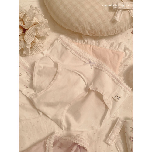 草莓派對/10A抑菌少女純欲加長襠紫色女生內褲女士純棉襠2025新款 草莓派對/10A抑菌少女純欲加長襠紫色女生內褲女士純棉襠2025新款