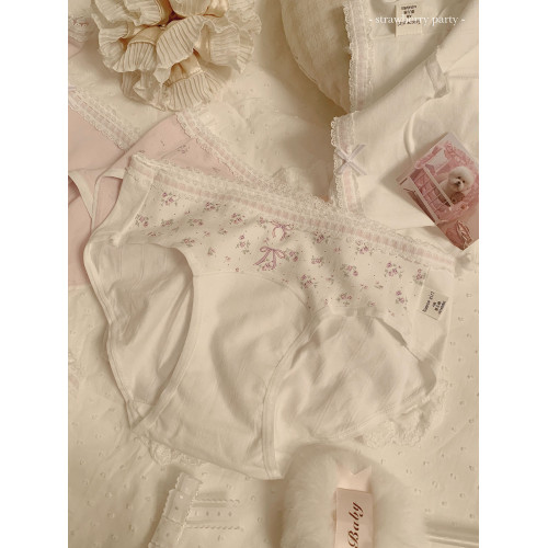 草莓派對/10A抑菌少女純欲加長襠紫色女生內褲女士純棉襠2025新款 草莓派對/10A抑菌少女純欲加長襠紫色女生內褲女士純棉襠2025新款