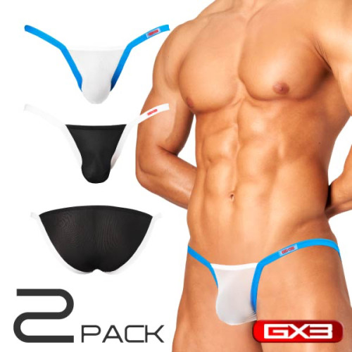 GX3『爽透輕盈』系列高彈透透透吊帶比基尼男士內褲 1條裝 GX3『爽透輕盈』系列高彈透透透吊帶比基尼男士內褲 1條裝