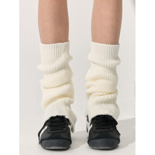 耐吉奧秋冬季白色堆堆腿套女修飾腿型顯瘦喇叭型瑜珈運動百搭襪套 耐吉奧秋冬季白色堆堆腿套女修飾腿型顯瘦喇叭型瑜珈運動百搭襪套