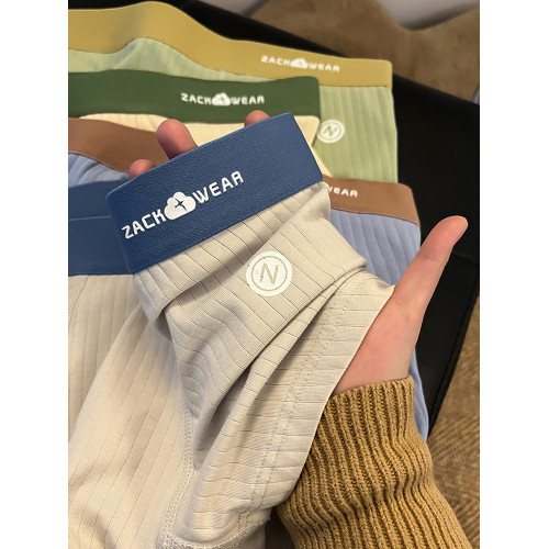 維姆工作室 男士內褲純棉男款平角褲內褲男生潮流四角褲短褲薄款