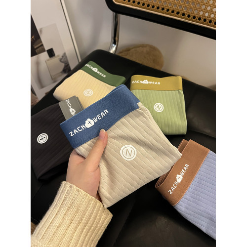 維姆工作室 男士內褲純棉男款平角褲內褲男生潮流四角褲短褲薄款