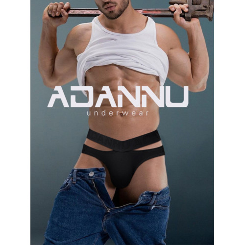 時尚男士雙腰帶三角褲男生青年運動全棉u凸大囊袋性感內褲潮低腰 時尚男士雙腰帶三角褲男生青年運動全棉u凸大囊袋性感內褲潮低腰