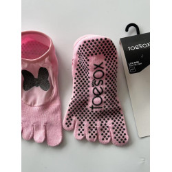 toesox瑜珈襪子防滑專業女普拉提五指襪室內運動健身舞蹈瑜珈襪