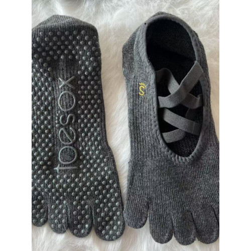 toesox瑜珈襪子防滑專業女普拉提五指襪室內運動健身舞蹈瑜珈襪 toesox瑜珈襪子防滑專業女普拉提五指襪室內運動健身舞蹈瑜珈襪