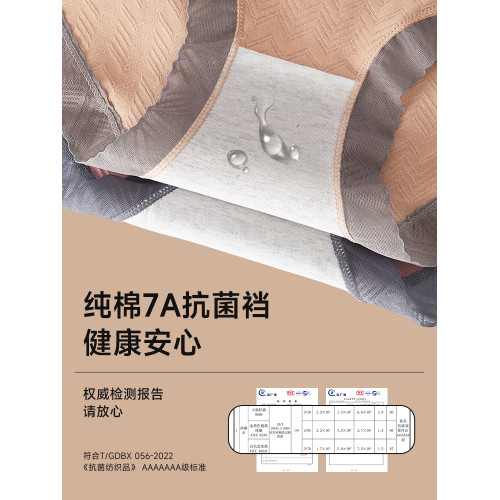純棉內褲女士胖mm大碼全棉抗菌襠高腰收腹透氣秋冬季三角短褲頭 純棉內褲女士胖mm大碼全棉抗菌襠高腰收腹透氣秋冬季三角短褲頭