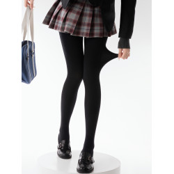 觝達一樓黑灰色加絨加厚秋冬保暖JK打底褲襪顯瘦塑形外穿連褲襪女