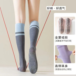 壓力襪小腿襪女專業運動瑜珈壓縮跑步襪子健身彈力襪馬拉松長筒襪