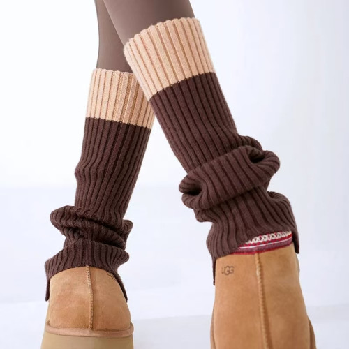 十七家撞色針織堆堆襪瑜珈褲外穿搭配腿套運動休閒百搭秋冬保暖 十七家撞色針織堆堆襪瑜珈褲外穿搭配腿套運動休閒百搭秋冬保暖