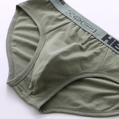 男士棉質三角褲男內褲純色寬松舒適透氣底褲青年短褲大碼褲衩褲頭