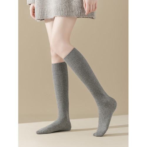 日韓系jk黑白咖純色棉雙針壓力美拉德美腿塑形長高筒小腿女襪子 日韓系jk黑白咖純色棉雙針壓力美拉德美腿塑形長高筒小腿女襪子