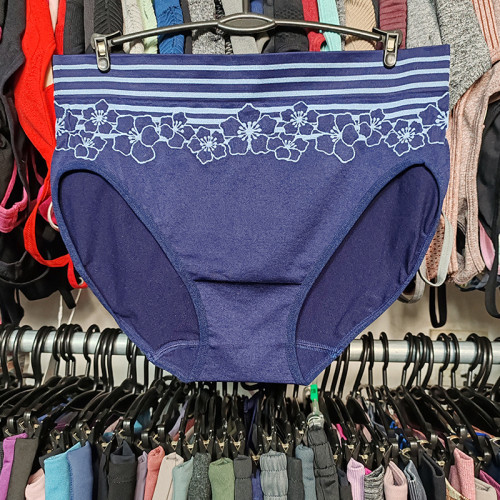 出口運動內褲女速乾寬腰邊彈柔軟無縫包臀大碼中高腰三角褲衩